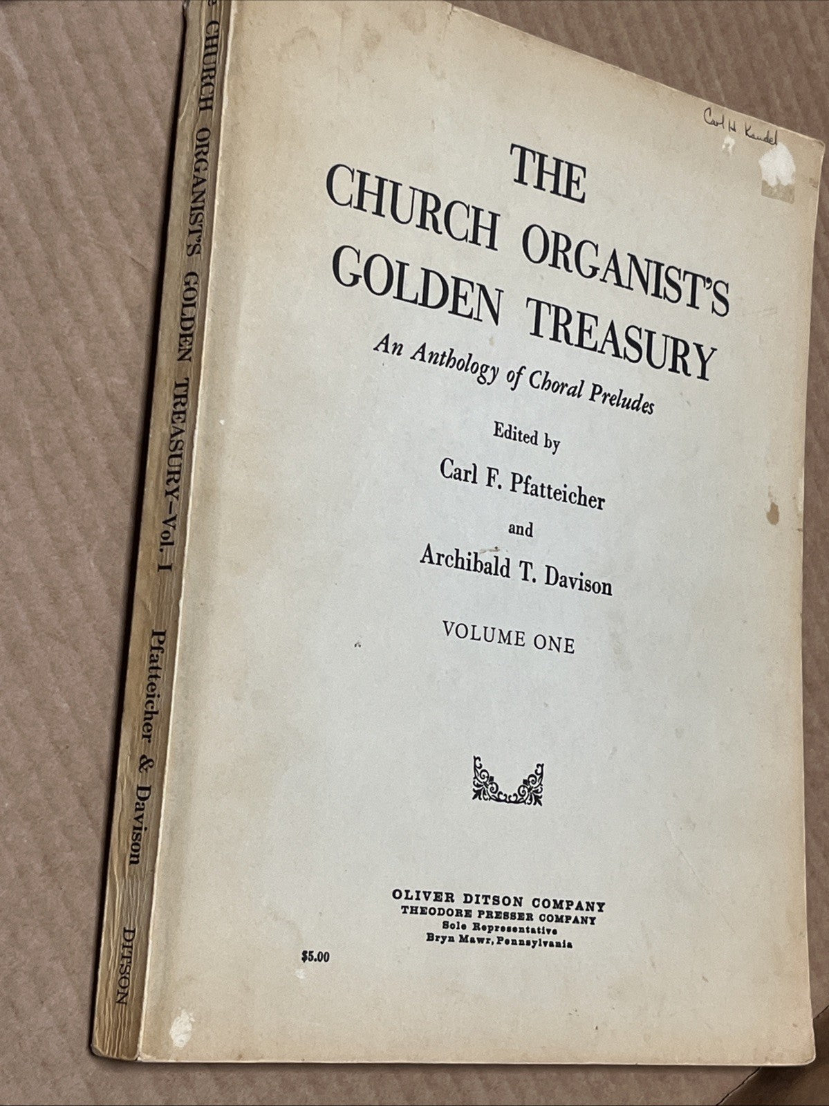 The Church Organist’s Golden Treasury: An Anthology of Choral Preludes Vol. 1
