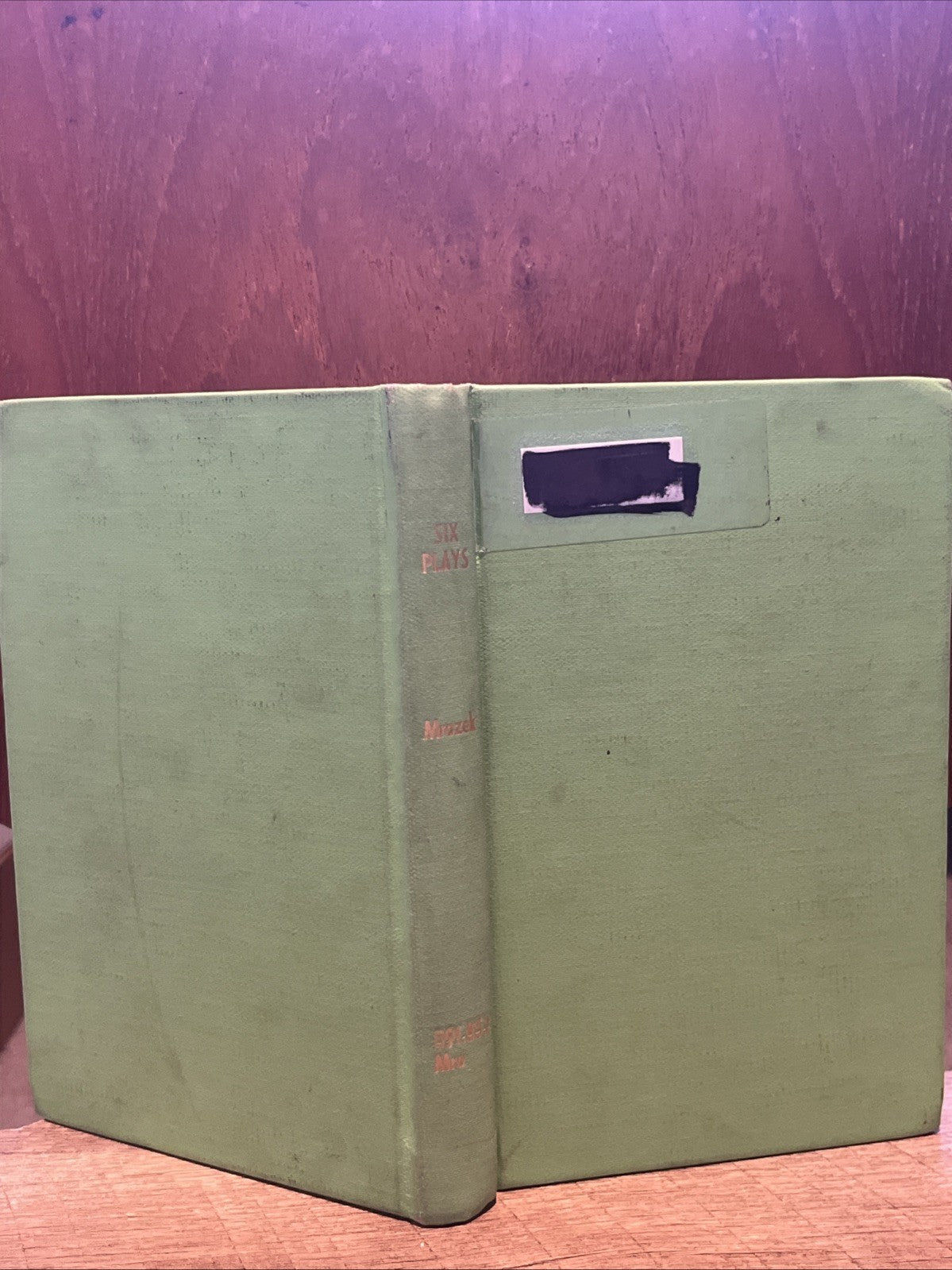 Six Plays by Slawormir Mrozek First Edition (1967) Hardcover Ex lib