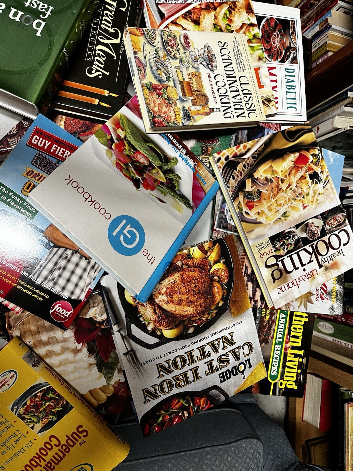 50 Pounds Delicious Vintage & Modern Cook Books Cookbooks