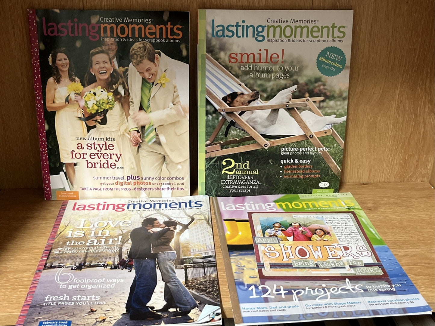 Lot of 4 Lasting Moments Magazine 2006/2008/2009/Feb/April/Jun