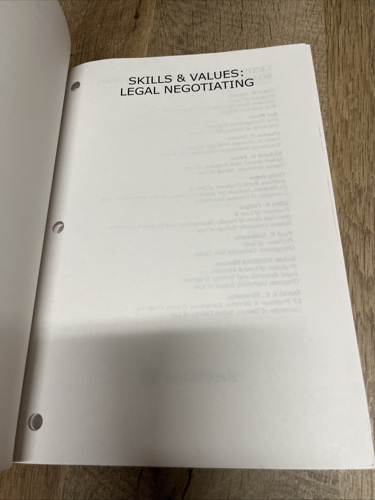 Skills & Values: Legal Negotiating - Paperback, by Charles B. Craver - Very Good