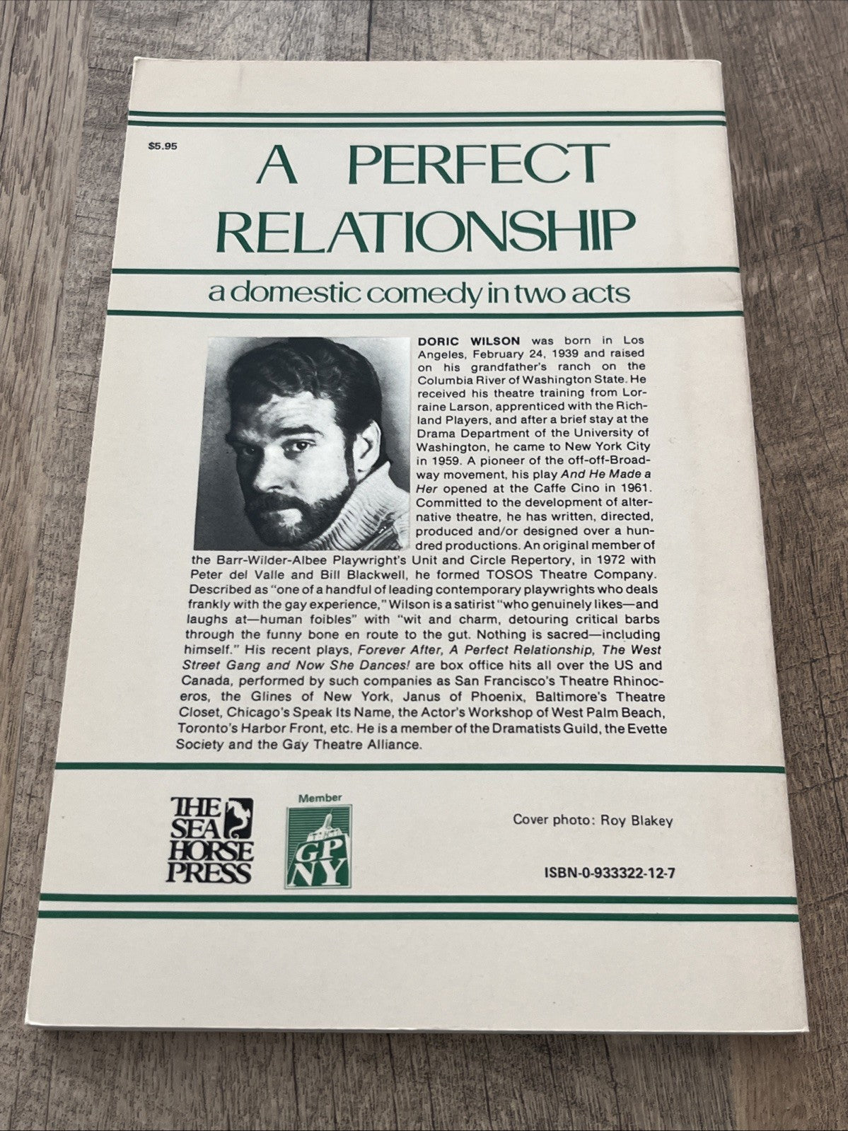 PERFECT RELATIONSHIP: A DOMESTIC COMEDY IN TWO ACTS By Doric Wilson *Excellent*