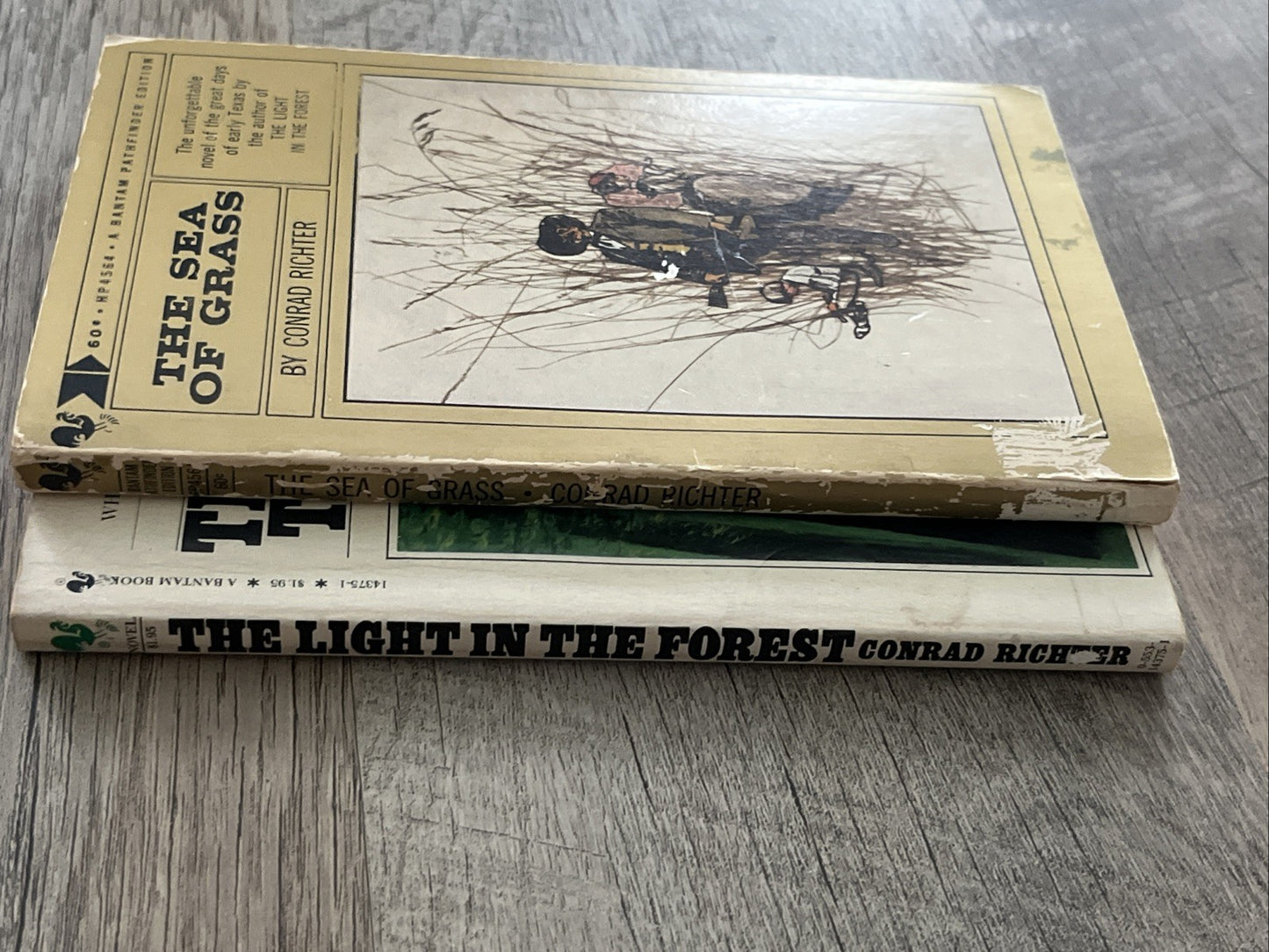 Conrad Richter books the light in the forest And The Sea Of Grass