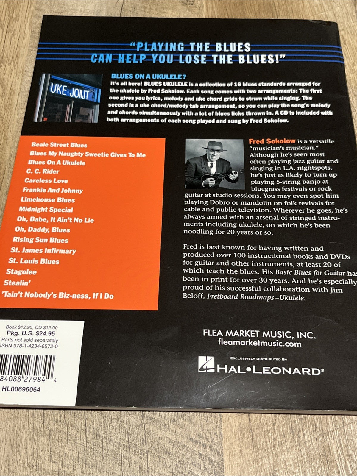 Blues Ukulele, A Jumpin' Jim's Ukulele Songbook - Book/CD Pack
