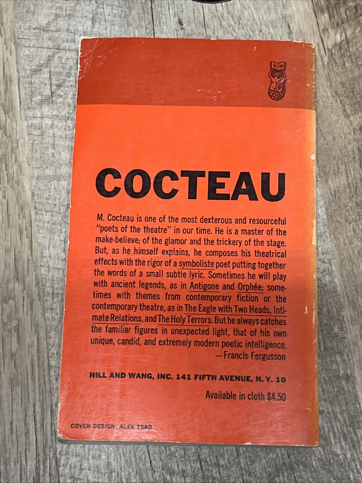 Jean Cocteau 5 PLAYS A Mermaid Dramabook Sixth Edition 1967