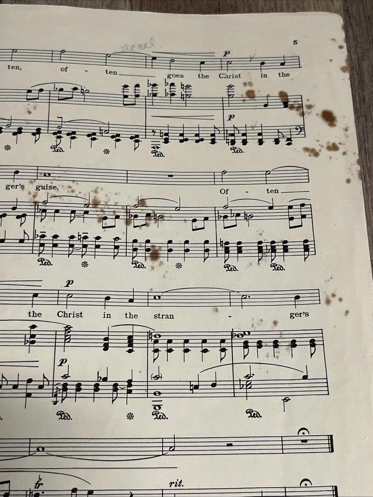 Vintage Music Sheets 4 Lot 1921/1928/1929/1955 Collectible Dreamer, Service Song