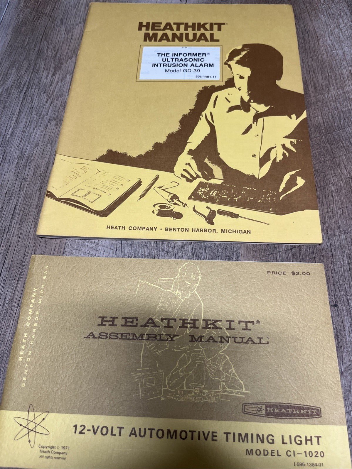heathkit manual lot Assembly Manual & The Informer Ultrasonic Intrusion Alarm