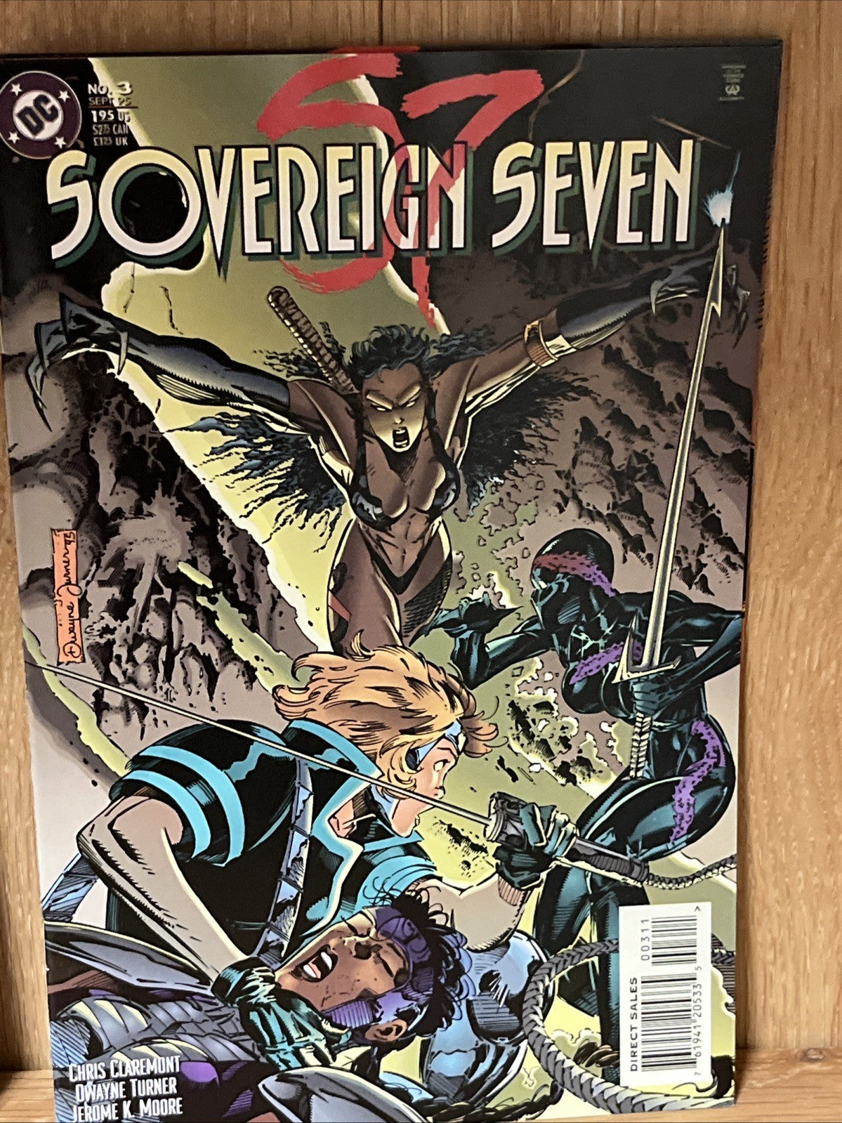 Sovereign Seven S7 DC Comic Books #1 #2 #3 #4 1995 Lot of 4