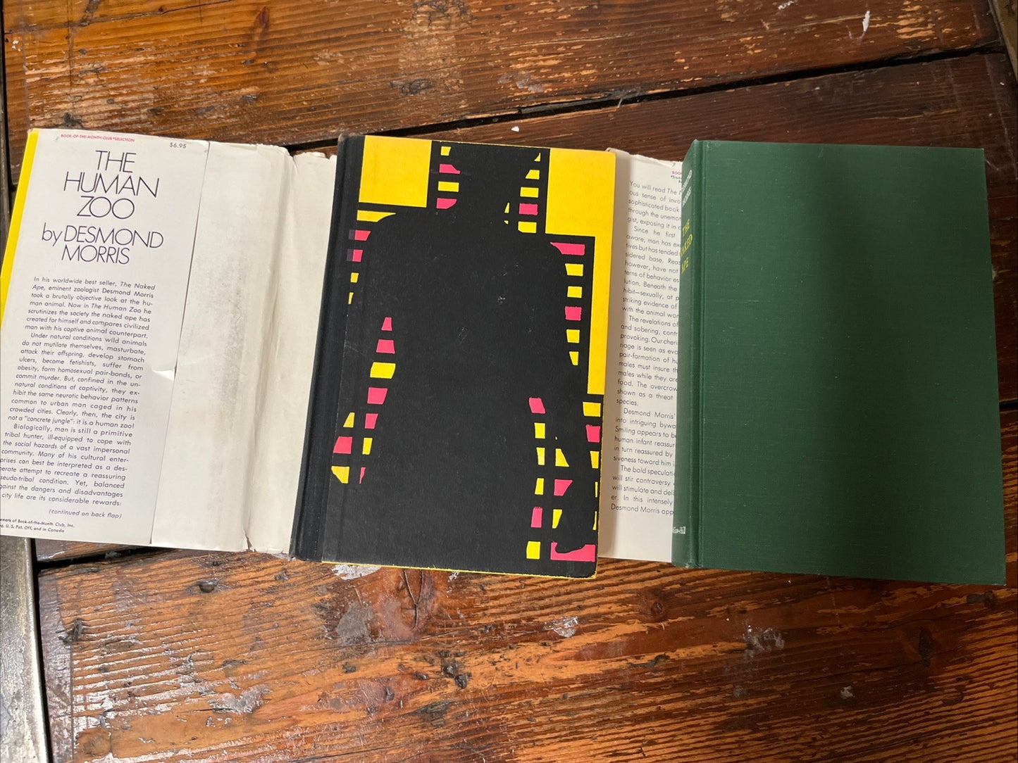 Desmond Morris lot of 2, The Study Of The Human Animal & Naked Ape HB DJ 1st