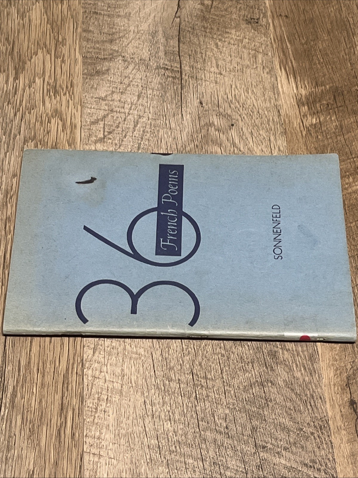 36 French Poems by Albert Sonnenfeld 1960 Pamphlet