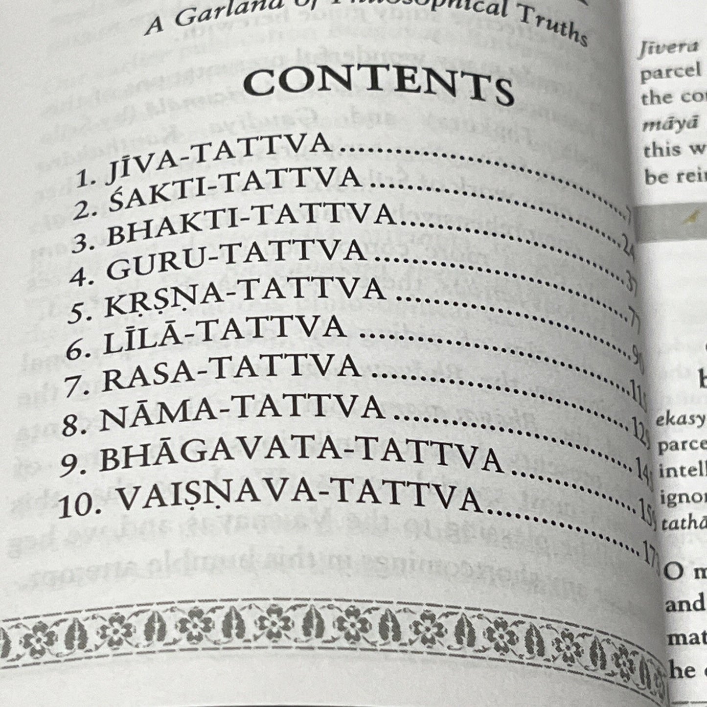 Bhagavata Tattavamala - A Garland of Philosophical Truths