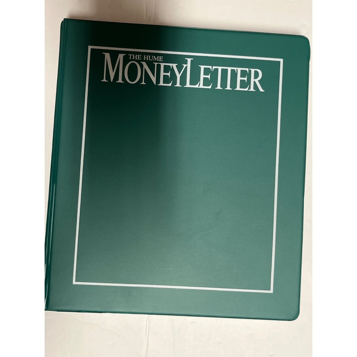 The HUME Money Letter 1984 - 1990