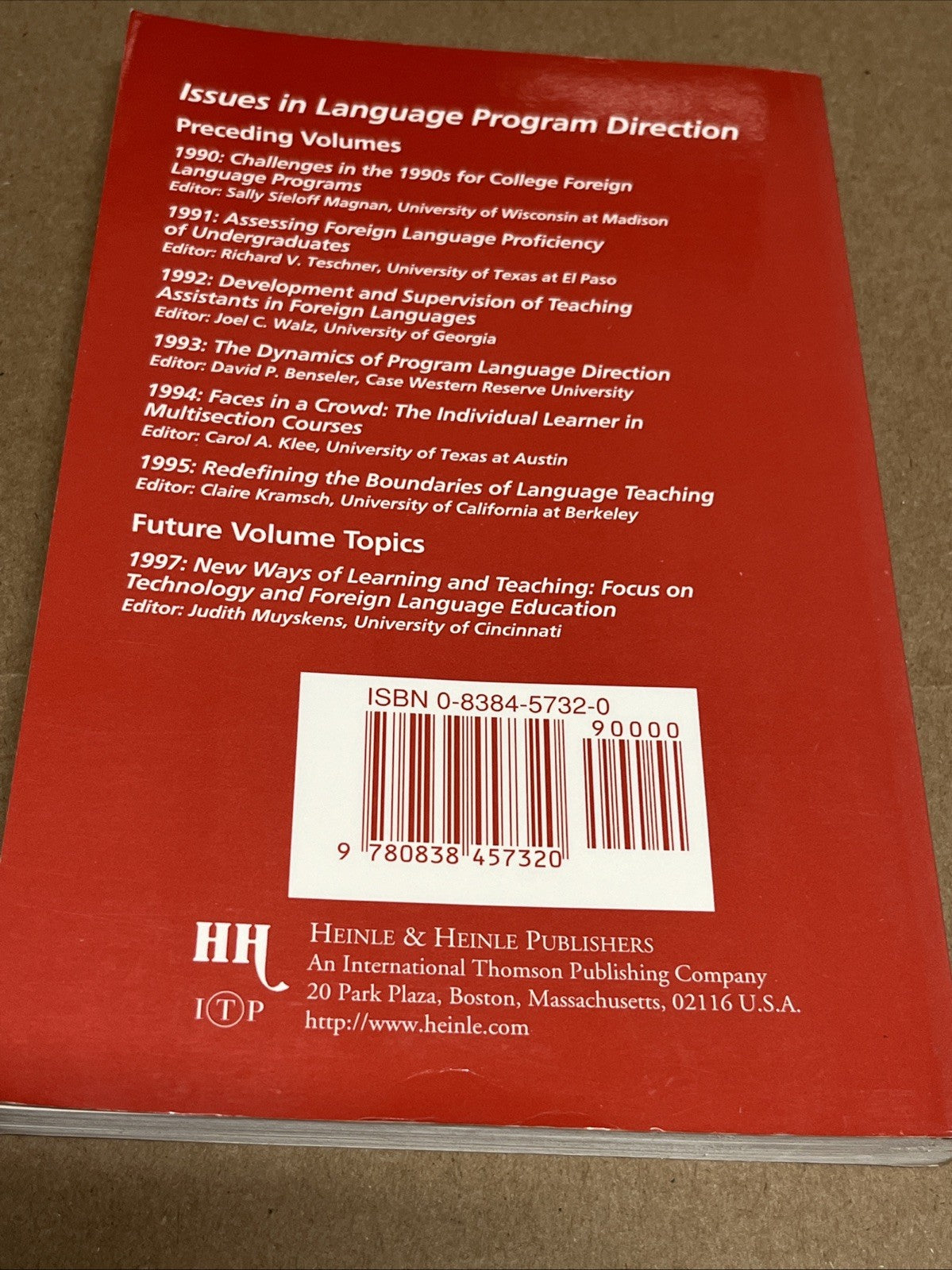 Patterns and Policies :The Changing Demographics of Foreign Language Instruction