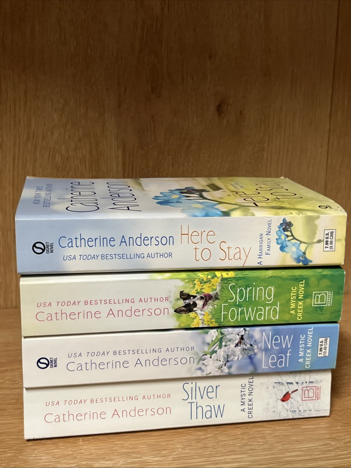 Cathrine Anderson Books Lot 4,A Mystic Creek Novel 3 & A Harrigan Family Novel 1