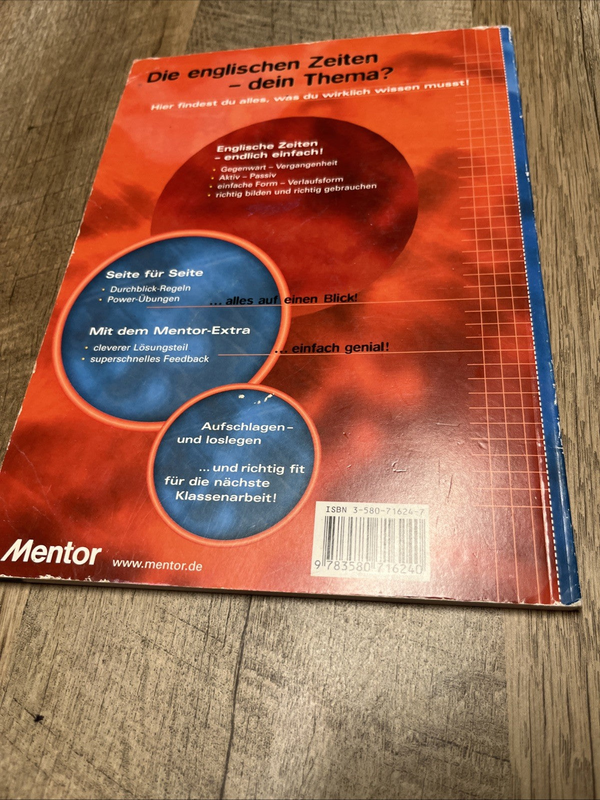 English Die Zeiten — Bildung Und Verwendung 7./8. Klasse Ubungsbuch Mentor