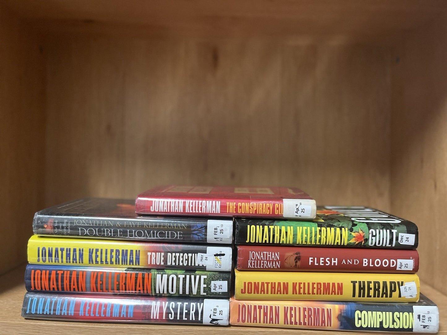 jonathan kellerman book lot 9 hardcover THRILLER Hardcover Books MIX