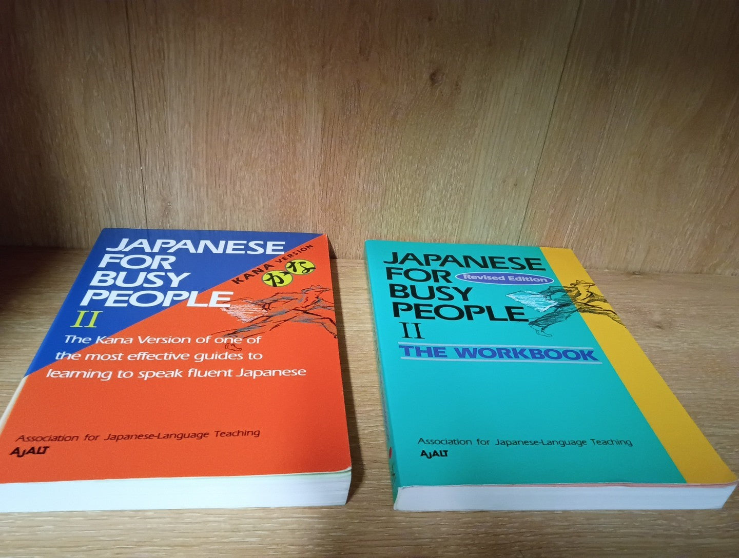 JAPANESE FOR BUSY PEOPLE Volume II & II Workbook (KANA VERSION) Lot of 2