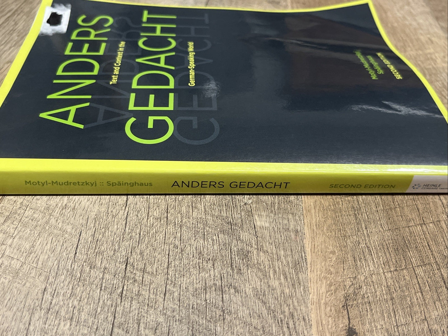 Anders Gedacht Irene Motyl-Mudretzkyj 2nd Edition Text & Context In The German..