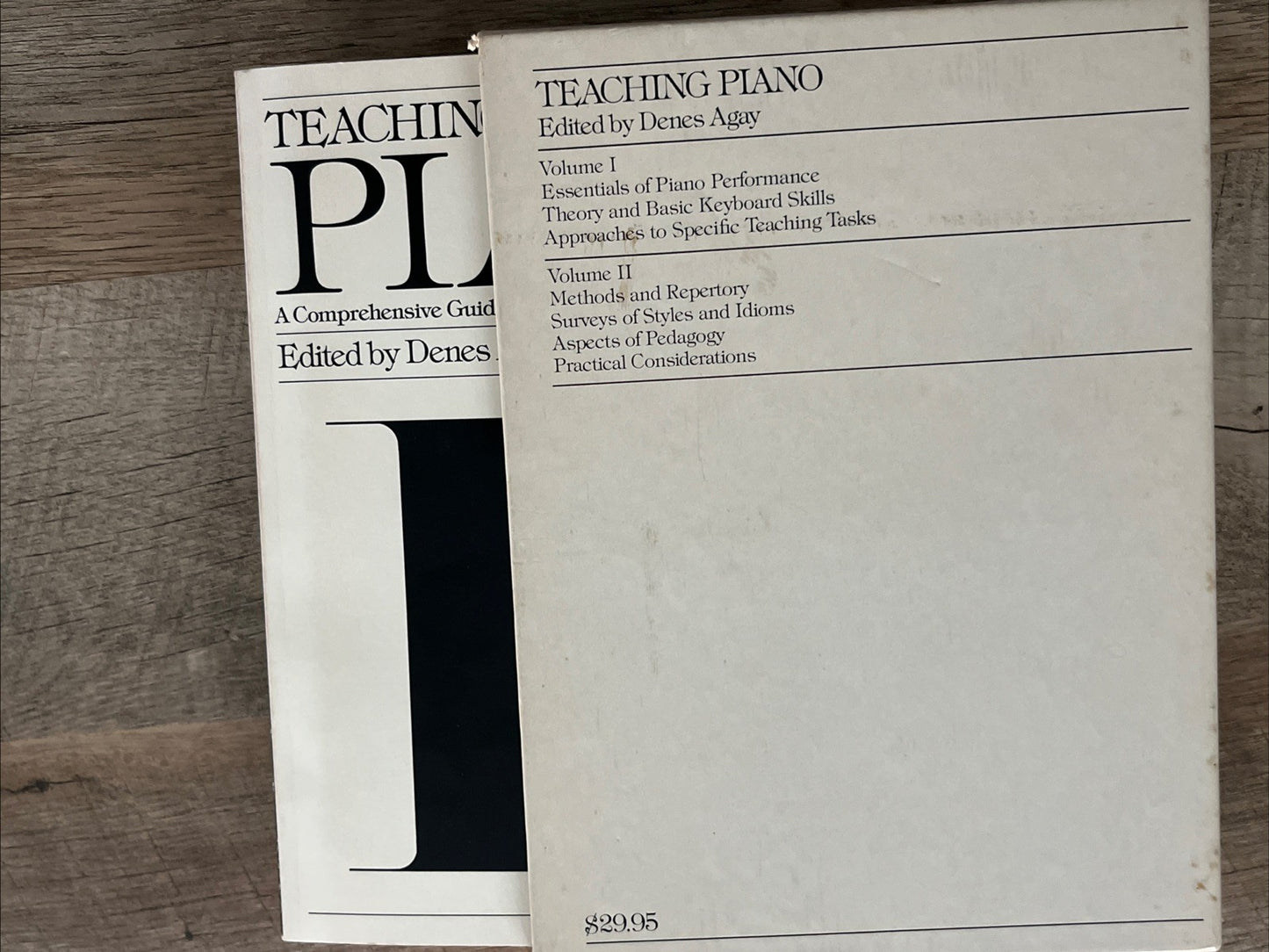 Teaching PIANO A Comprehensive Guide & Reference Book For The Instructor Vol 1&2