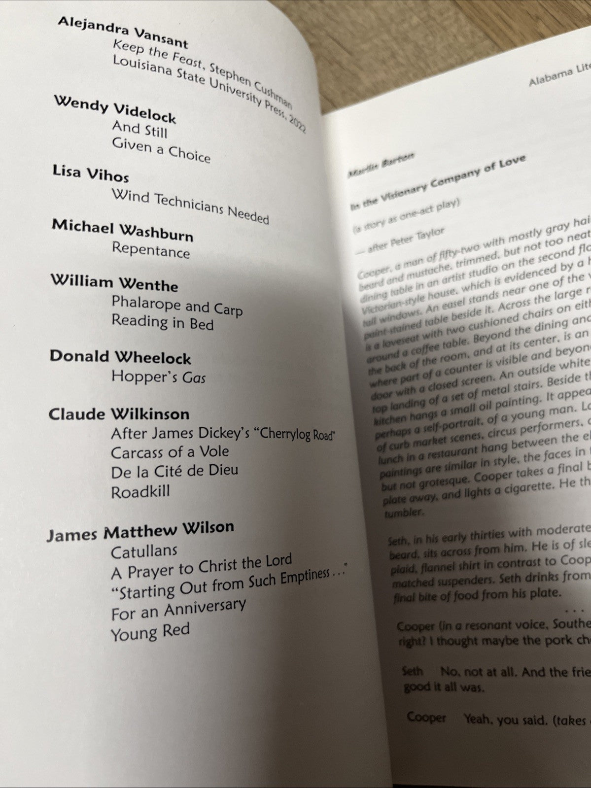 Alabama Literary Review 2022 Vol. 31
