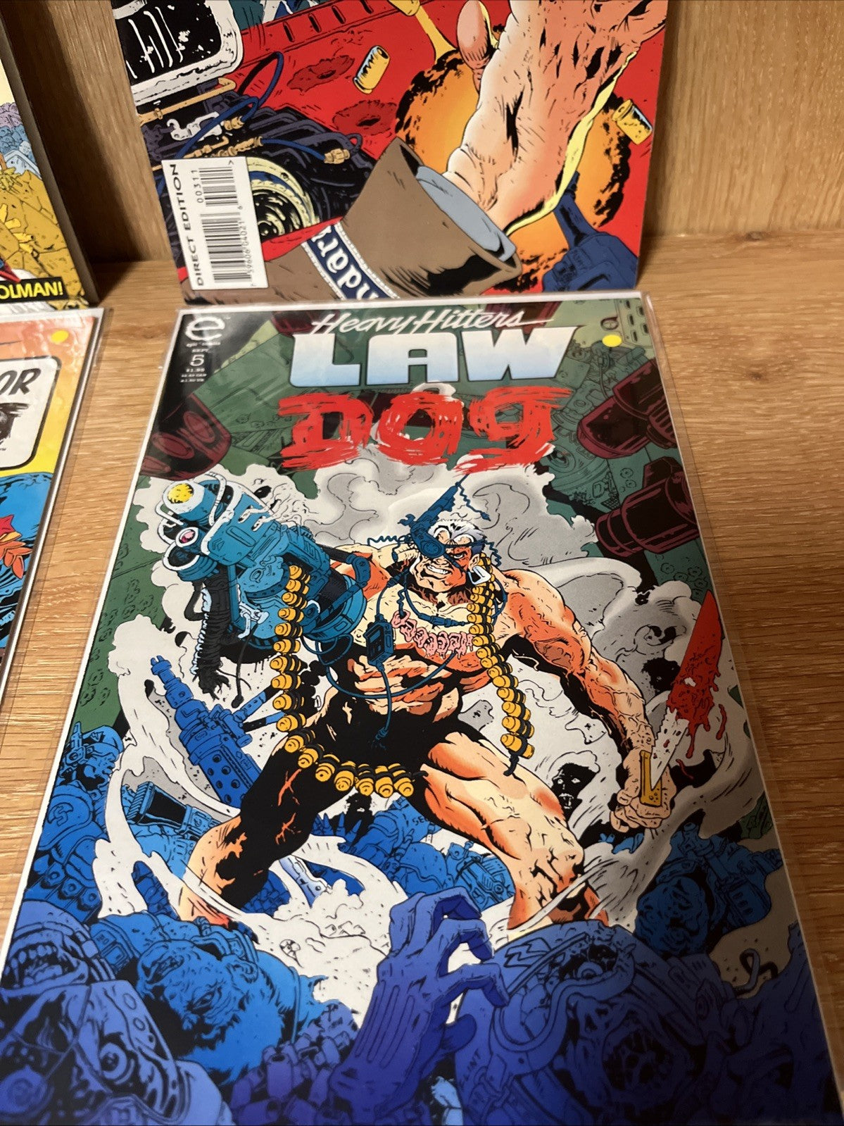 Marvel Epic Comics Heavy Hitters Law Dog Issues 1, 3 , 4, 5 Comic Book Lot 4