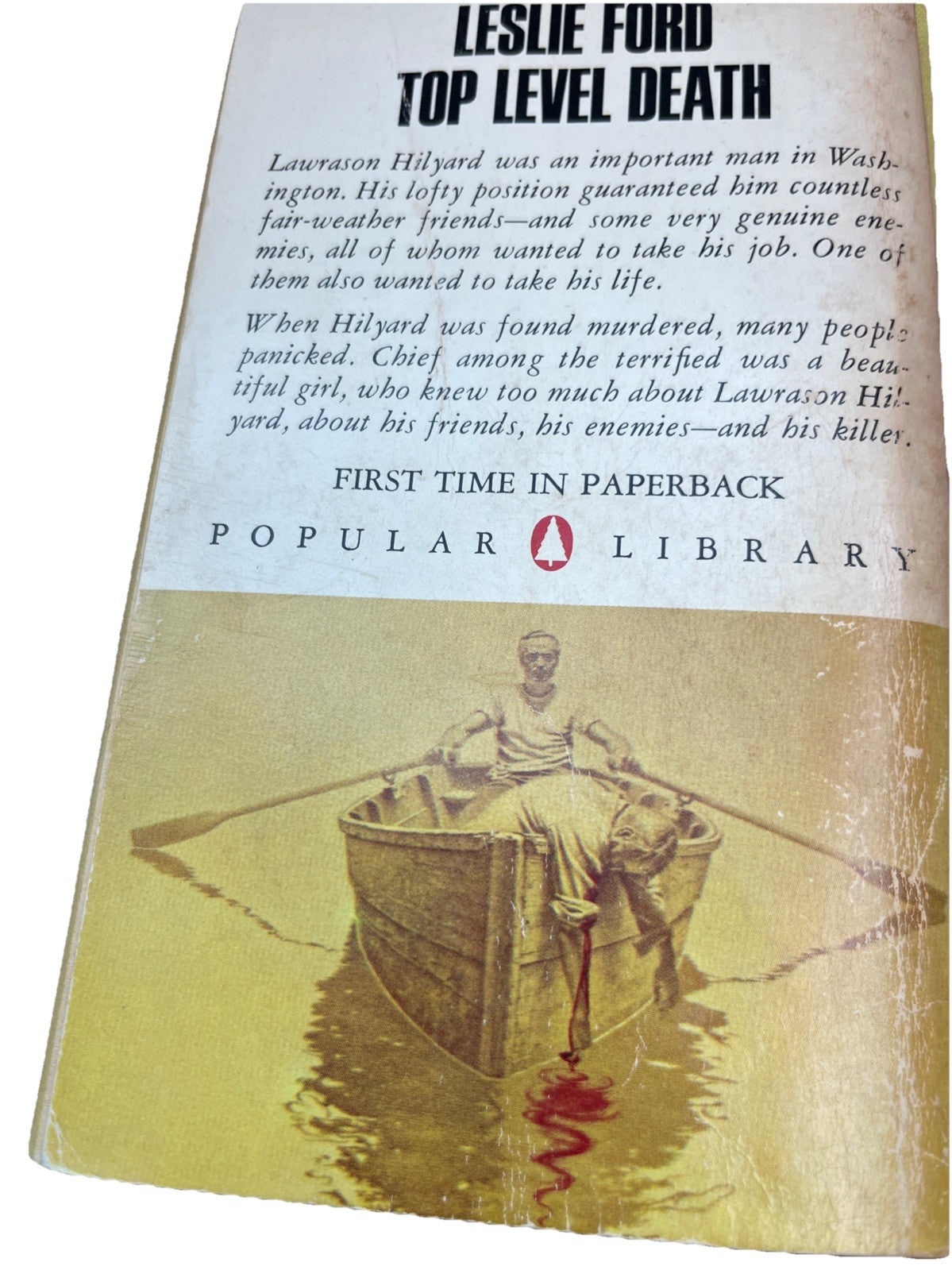 Murder in the OPM by Leslie Ford 1942 Paperback Popular Library