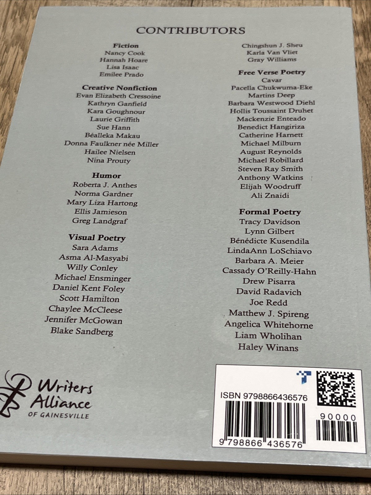 Bocapa Literary Review 2023 Alliance Of Gainesville