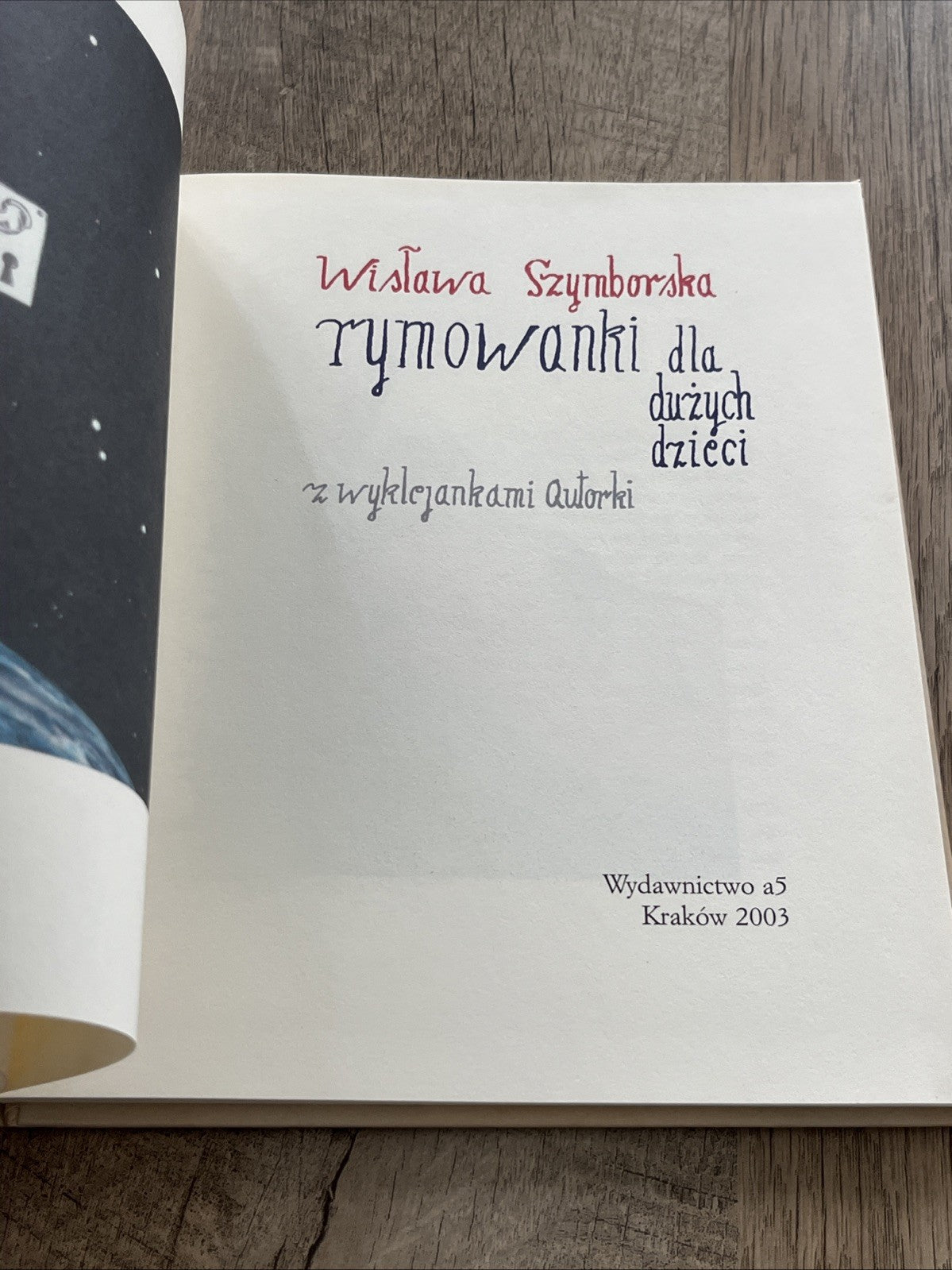 Rymowanki dla dużych dzieci (duzych) WISŁAWA SZYMBORSKA (WISLAWA) / a5