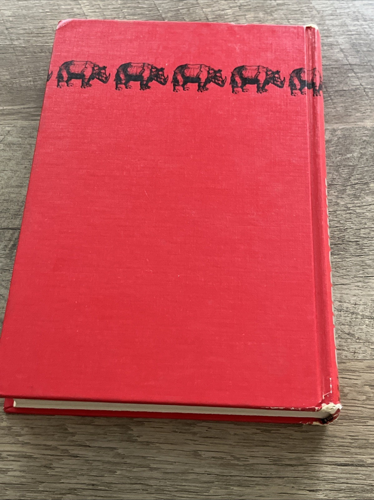 Rhinocéros, Eugene Ionesco, 1st Ed. FR/PB, Edited:R. Ellison & S.C. Goding 1961