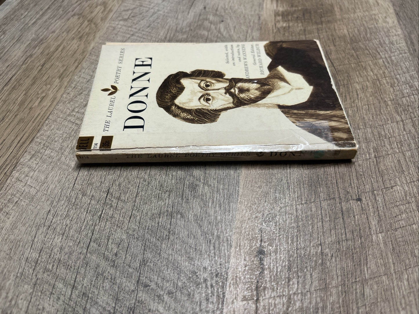 Donne The Laurel Poetry Series Wanning & Wilbur 1st Printing 1962 Vintage PB
