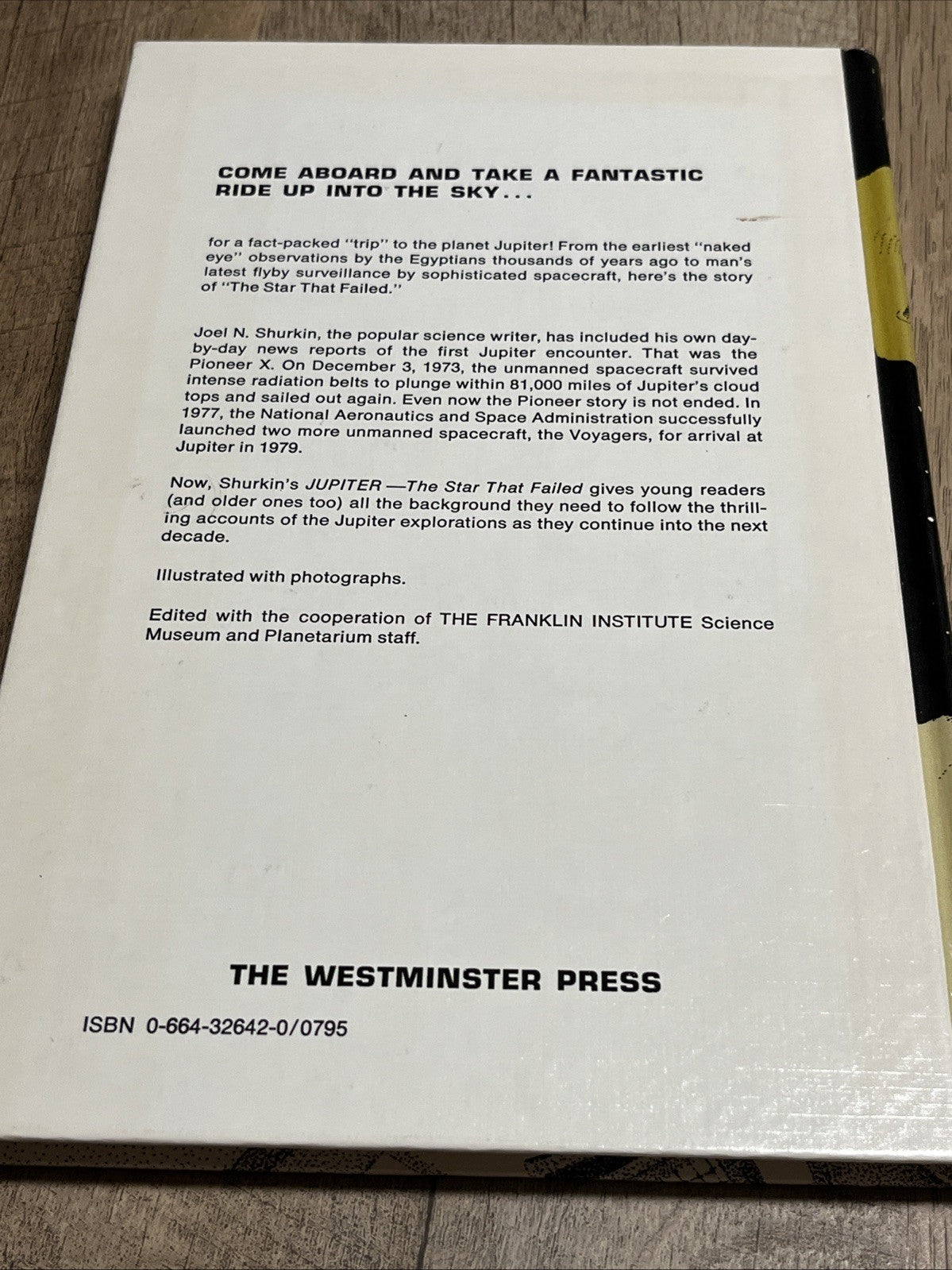 Jupiter-The Star That Failed by Joel N. Shurkin ; First Edition ( 1979 )