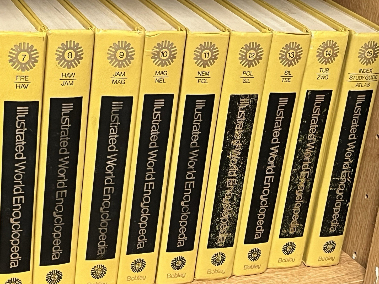 Illustrated World Encyclopedia Volume 1 - 15 Complete Set 1972