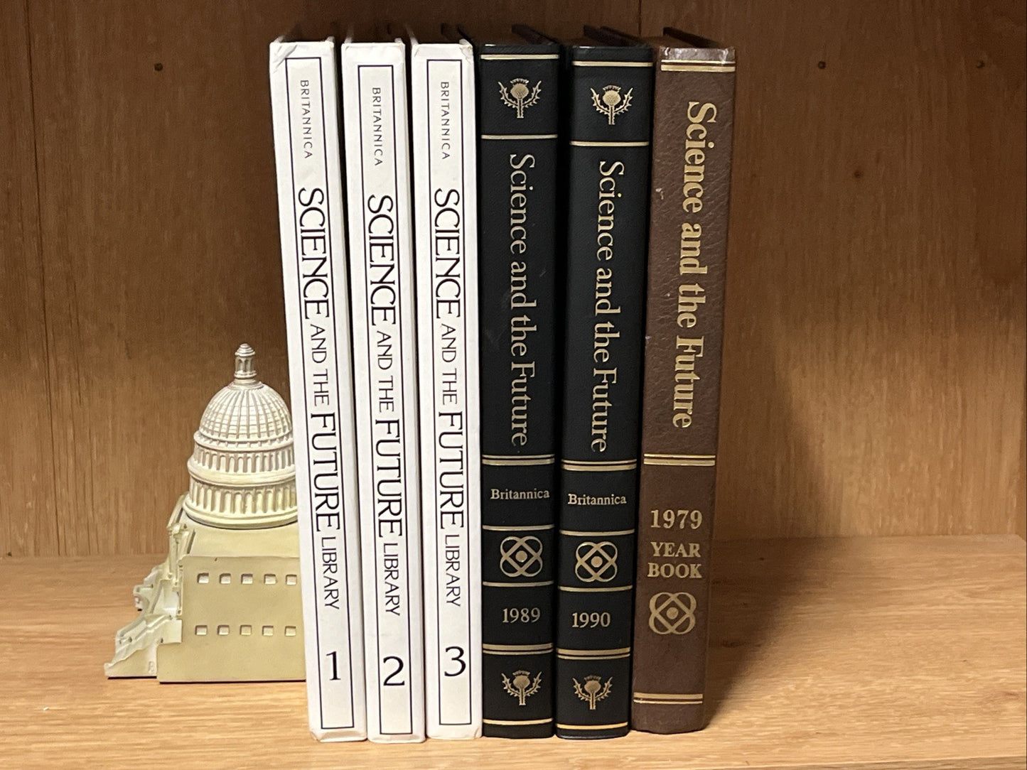 Science and the Future Library 1- 3 Yearbook |Britannica 1989-1990 & 1979 Yearbk
