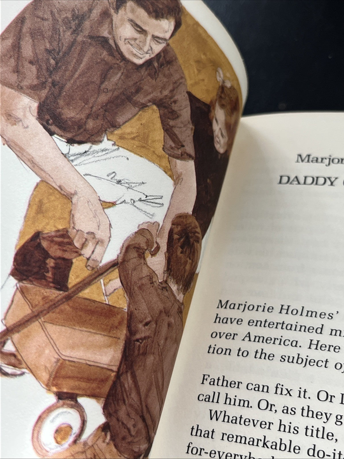 A Father's Love by Peter Seymour Hallmark Edition 1972 Hardcover (Not Signed)