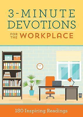 3-MINUTE DEVOTIONS FOR THE WORKPLACE: 180 INSPIRING By Pamela L. Mcquade **NEW**