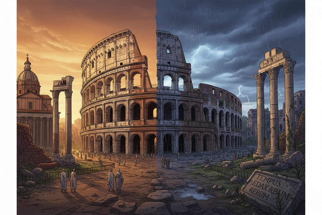 The Rise and Fall of the Roman Empire: A Complete History of Rome's Expansion, Decline, and Legacy