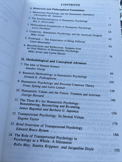 Frederick J. Wertz The Humanistic Movement: Recovering the Person in Psychology