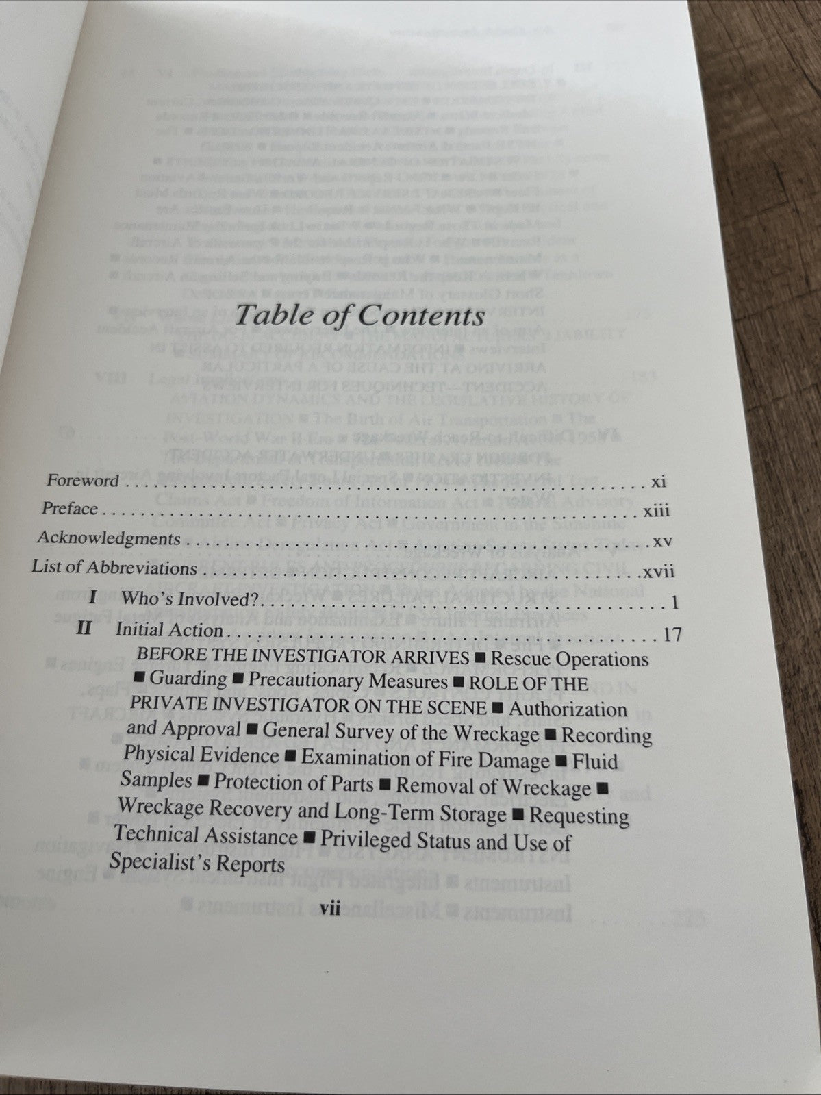 AIR CRASH INVESTIGATION OF GENERAL AVIATION AIRCRAFT 1st Ed By Glenn Ellis 1984