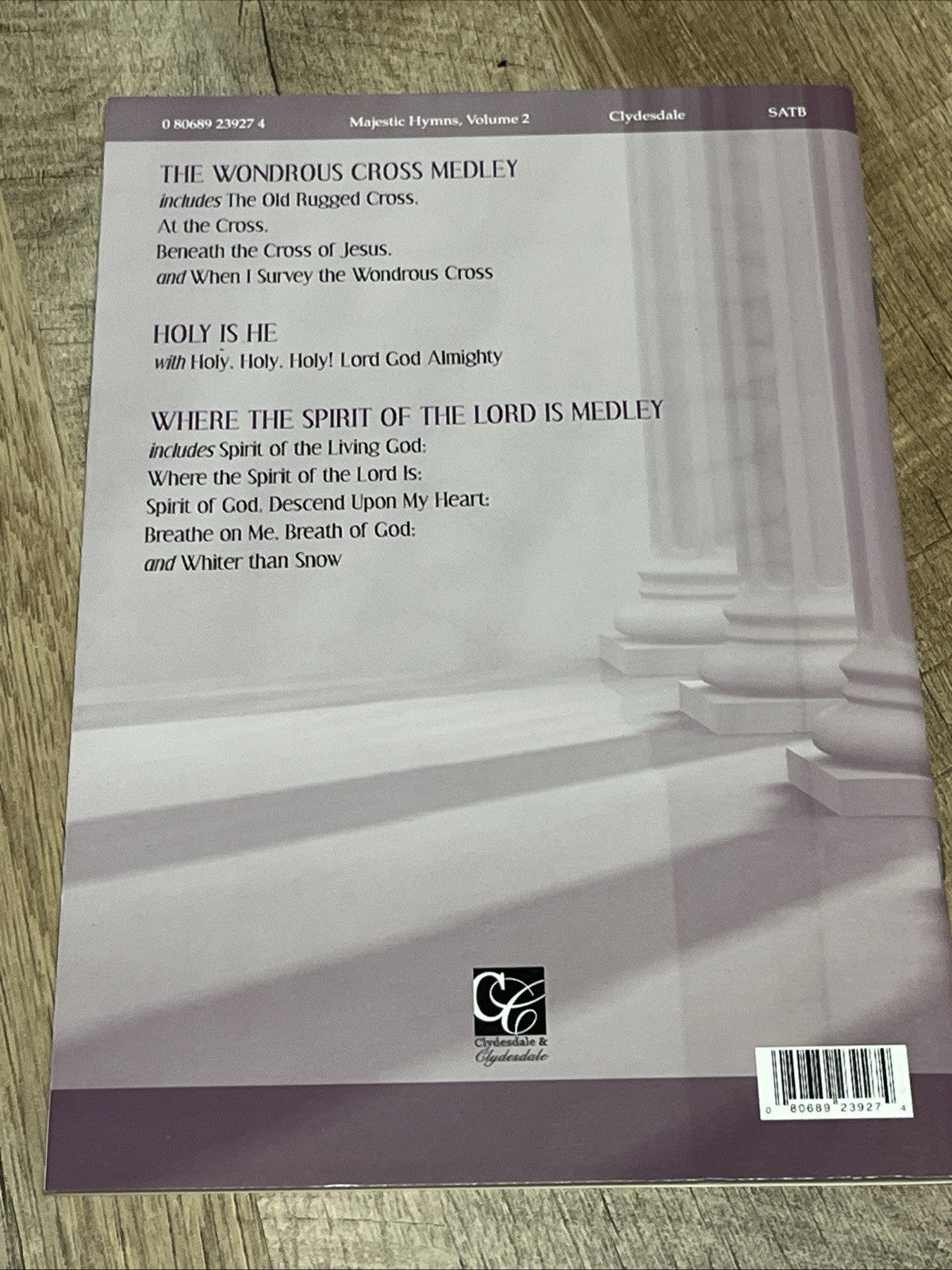 Lot Of 12 Majestic Hymns Volume 2 Arranged and Orchestrated David T. Clydesdale