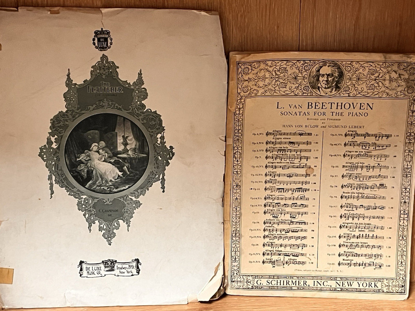 Vintage Old Cathedral Chime| The Flatterer | L. Van BEETHOVEN 1894| 1904 & 1908