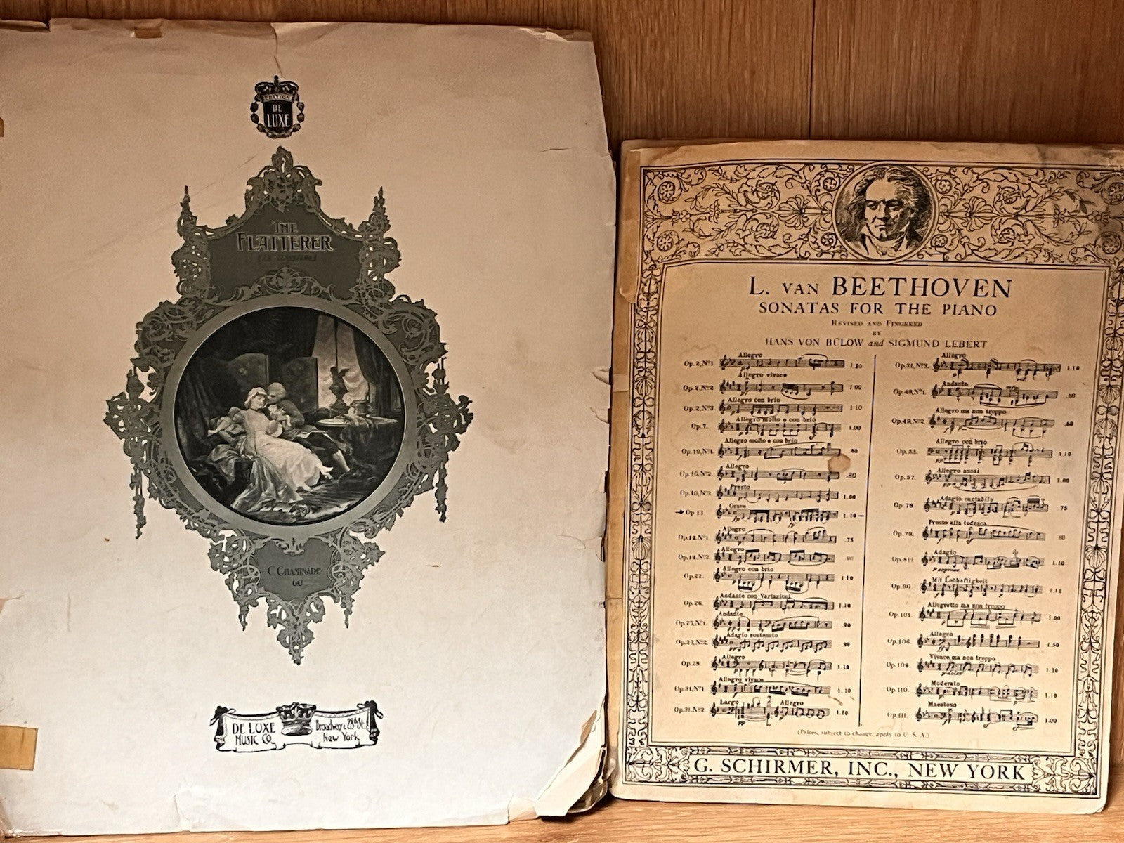 Vintage Old Cathedral Chime| The Flatterer | L. Van BEETHOVEN 1894| 1904 & 1908