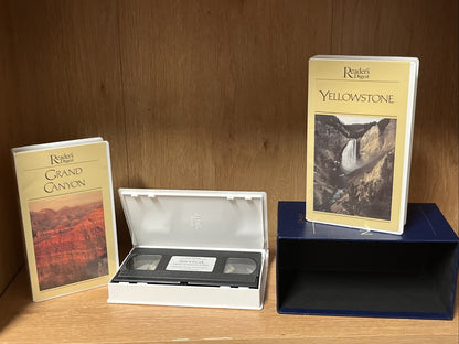 Lot  of 3 Great National Parks by Reader's Digest VHS Cassette Video Tape 1988