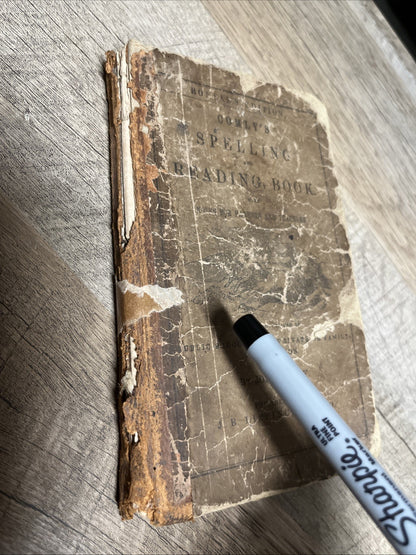 Comly’s Spelling & Reading Book with Notes For Parents &Teachers John Comly 1866