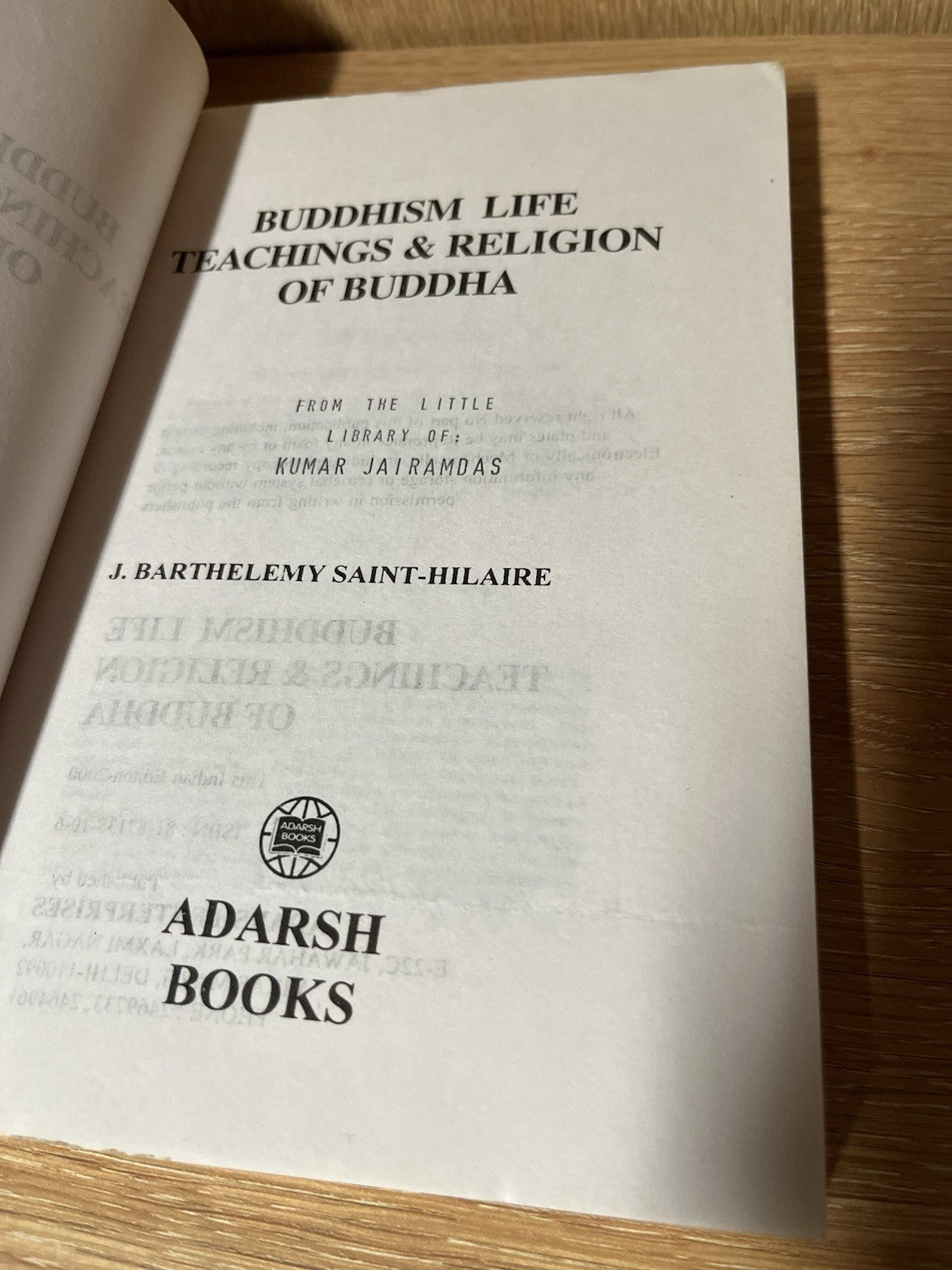 Buddhism: Life Teachings and Religion of Buddha by J. Barthelemy Saint-Hilaire