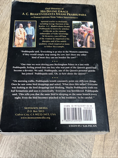 Memories Anecdotes of a Modern-Day Saint Swami Prabhupada Vol. 1