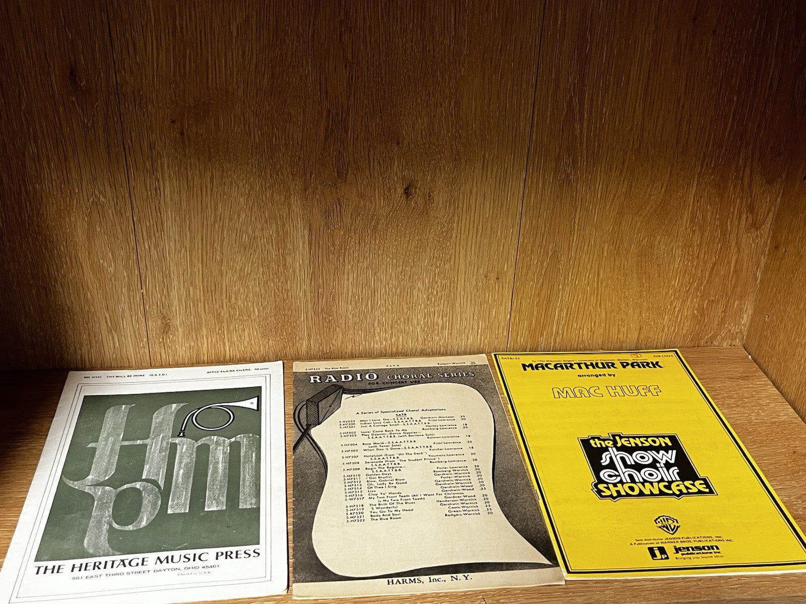 Radio Choral Series For Concert Use, The Jenson Show Choir Showcase & ..