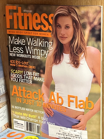 8 PC Fitness Magazine  WALK IT OFF Bikini Abs Flat , Bell Bulge Weight loss