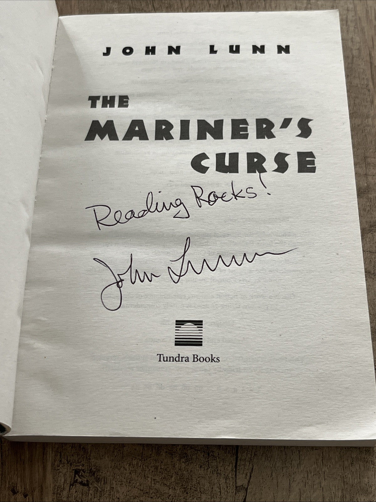 John Lynn The Mariner's Curse SIGNED COPY (2004)
