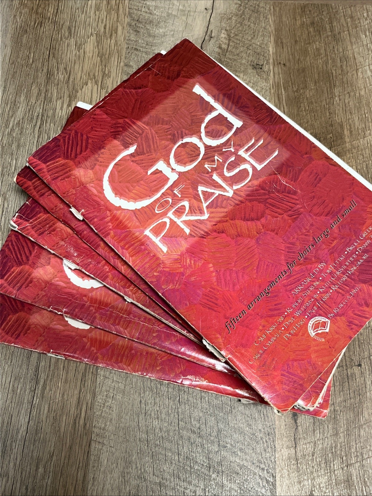 Lot Of 5 God Of My Praise Word Music Songbook Choral Collection Camp Kirkland