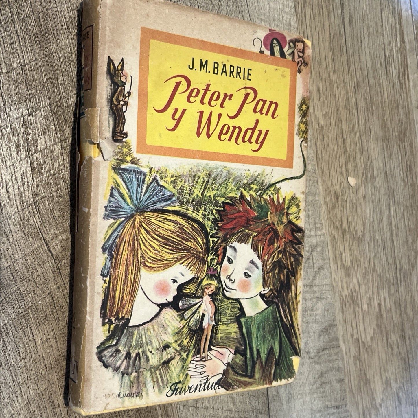 Peter Pan y Wendy j.m. barrie Very Rare Spanish Edition 1961